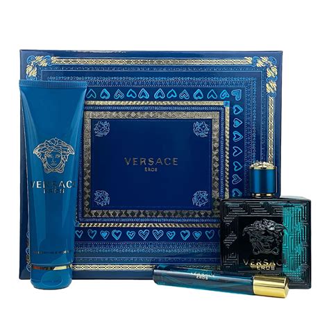 versace versace eros men 3 pc giftset|Versace Eros 50ml gift set.